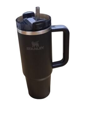 Stanley Black Logo Water Tumbler  30oz Quencher 
New With tag